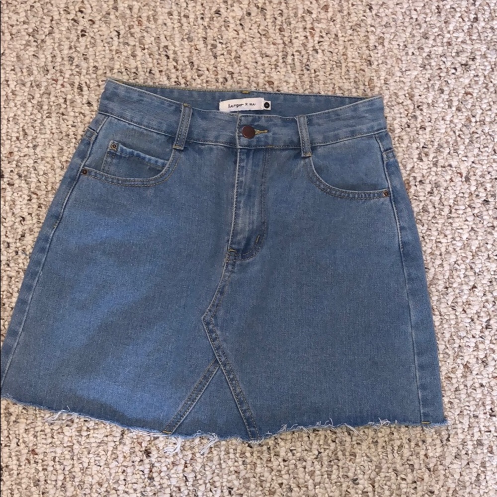 Jean skirt